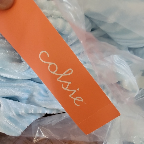 COLSIE from Target..2 piece set Pajama Top with Jacket. Size M. Lt. Blue. NWT* - Picture 7 of 7